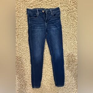 American Eagle Outfitters Dark Blue Skinny Jeans